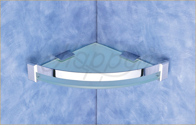 Brass Glass Corner 8mm