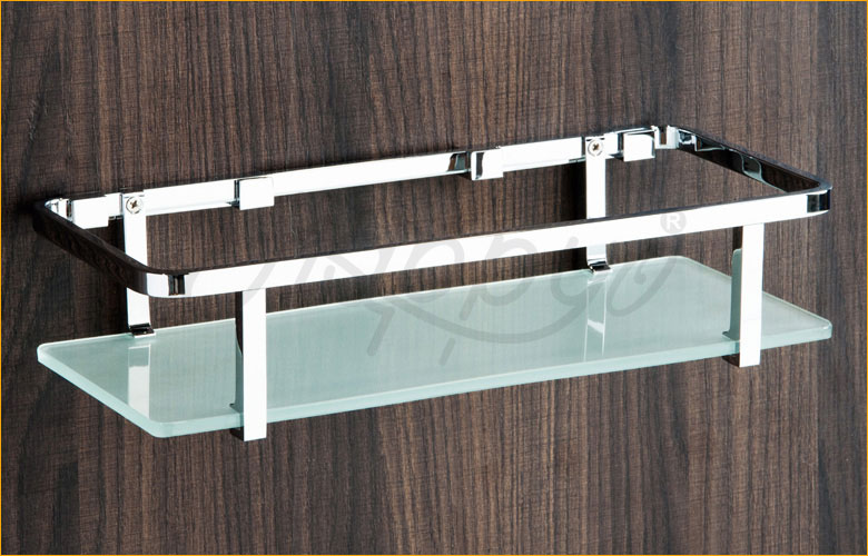 Brass Glass Kitchen Stand