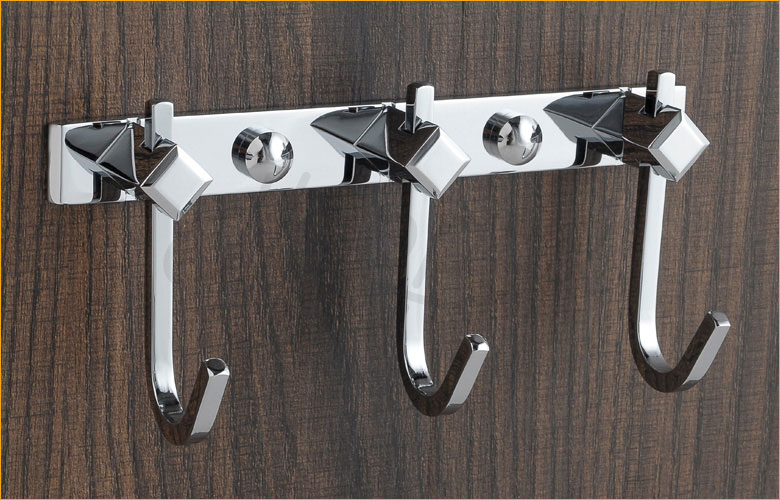 Brass J type Square Wall Hook