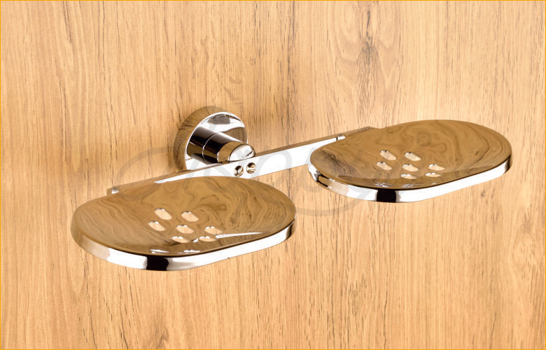 Brass Dual Soap Dish